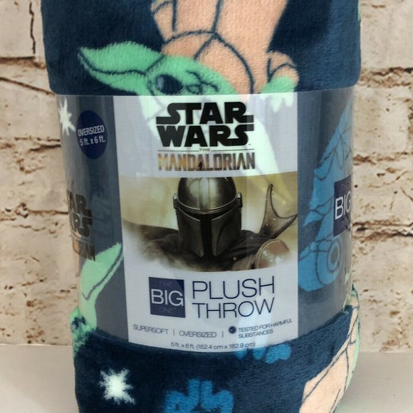 The Big One Bedding The Big One Throw Blanket Mandalorian Baby Yoda